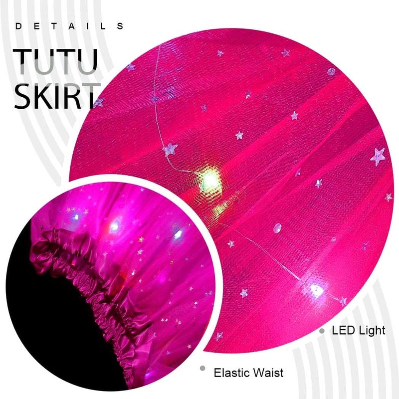 TWINKLEDE Light Up Tutu Skirt Led Tulle Tutus Glow Running Dance Costume Skirts for Women - Image 4